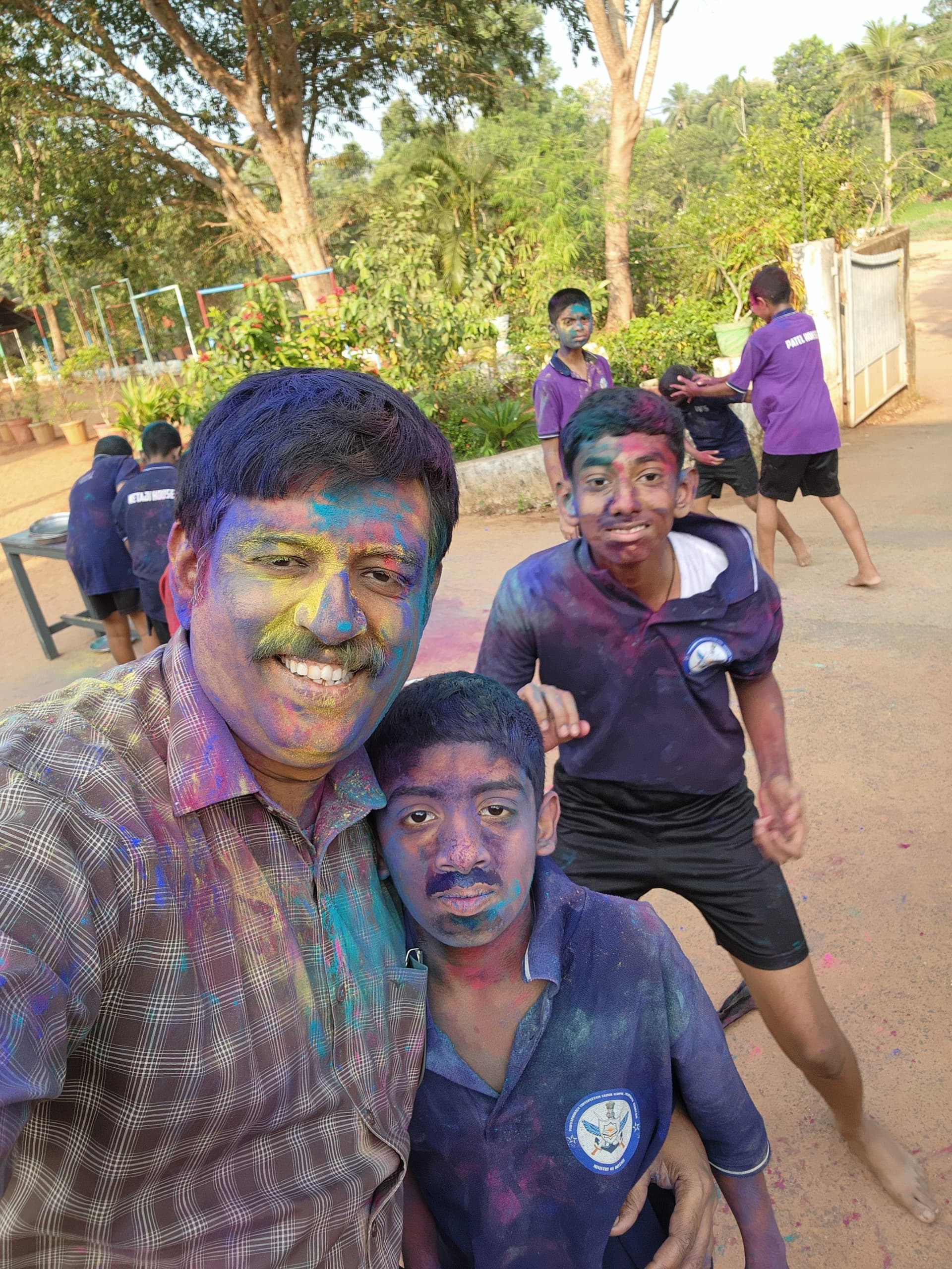 Holi — Vidyadhiraja Vidyapeetom Sainik School