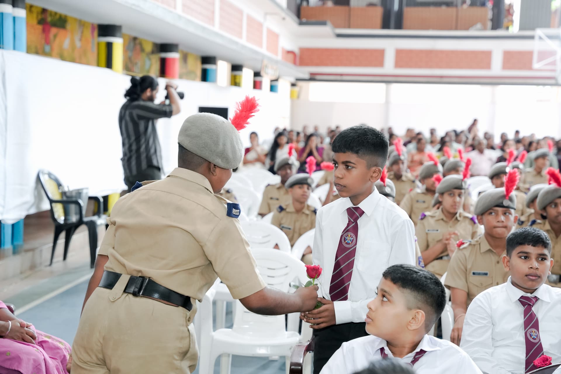 Investiture & Induction of New Batch 2026 — Vidyadhiraja Vidyapeetom Sainik School
