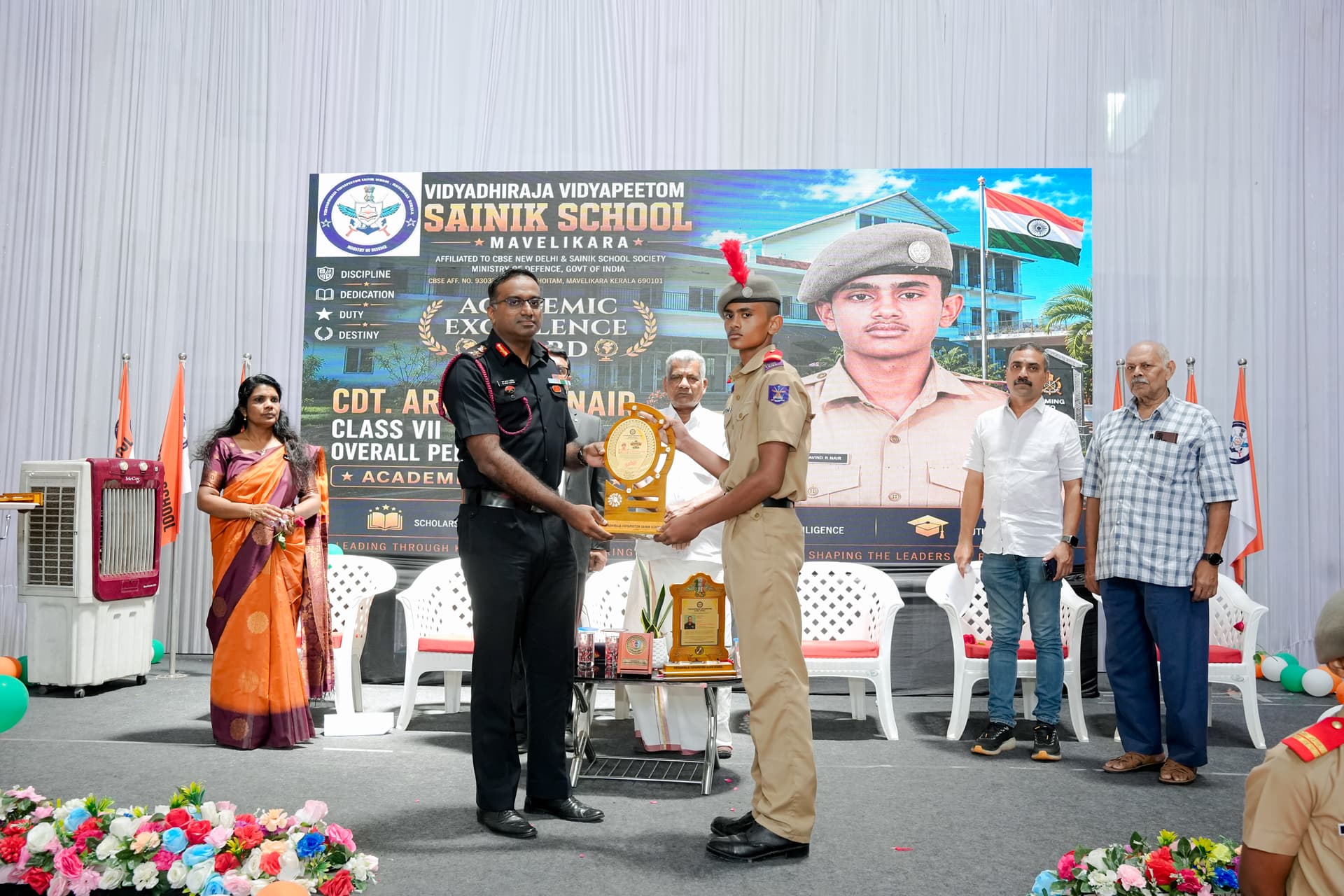 Investiture & Induction of New Batch 2026 — Vidyadhiraja Vidyapeetom Sainik School
