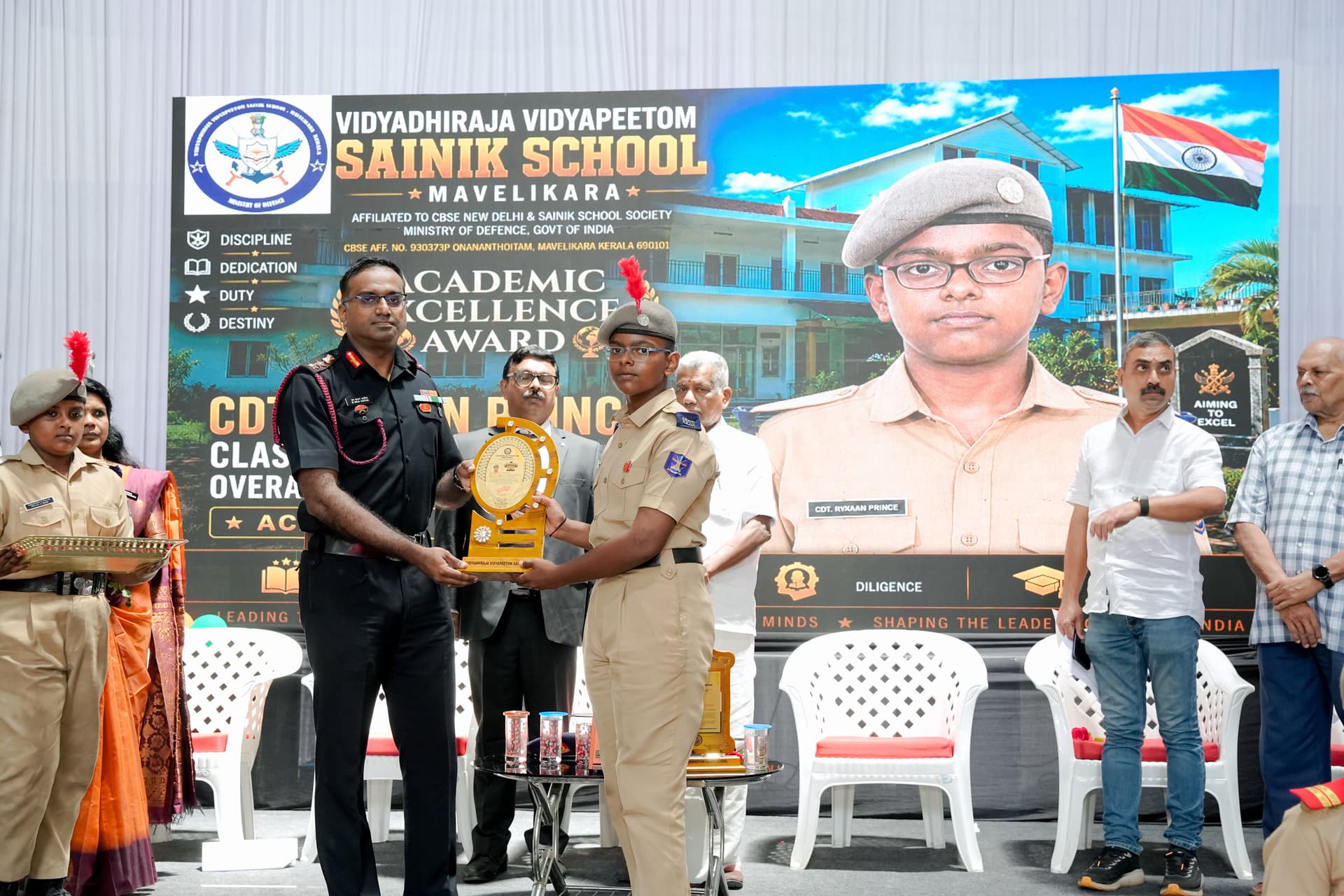 Investiture & Induction of New Batch 2026 — Vidyadhiraja Vidyapeetom Sainik School