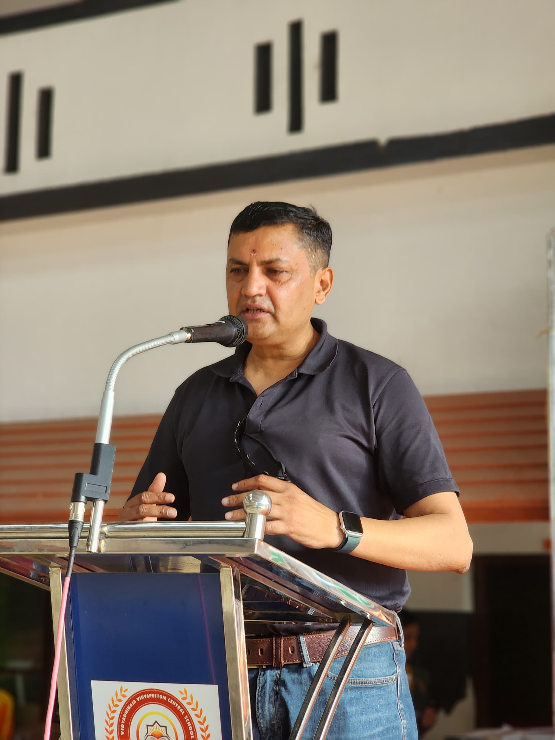 Leadership Summit — Operation Sindoor Hero Rakesh R Nair Sir — Vidyadhiraja Vidyapeetom Sainik School